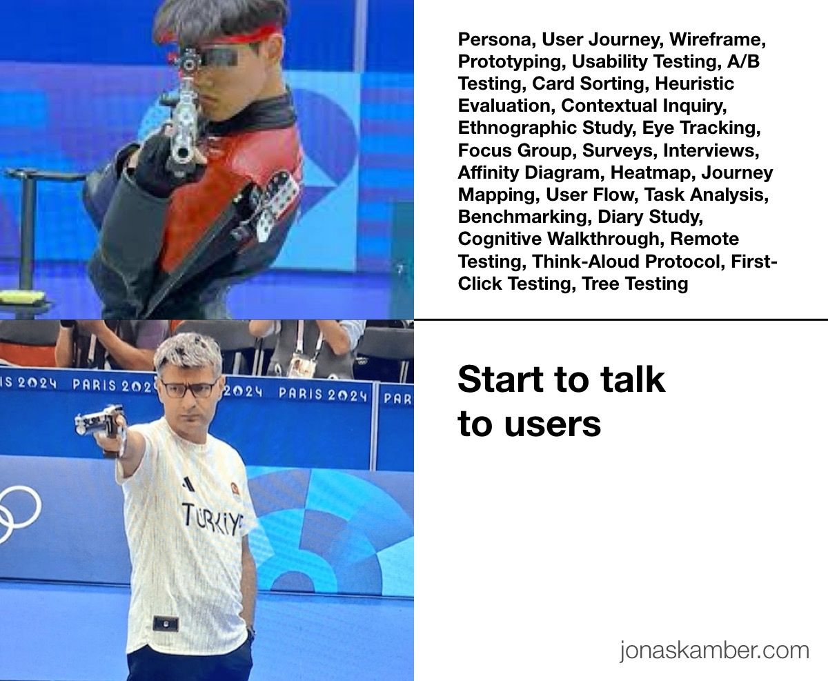 Talk to users